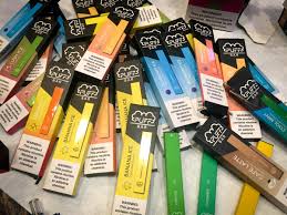 a collection of colorful vape pens