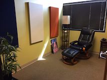 Office with recliner chair