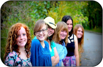 Group of teens posing