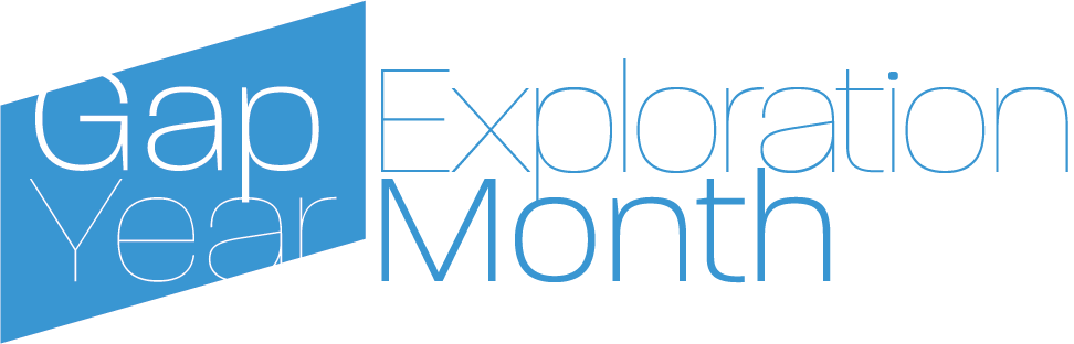 Gap Year Exploration Month Logo