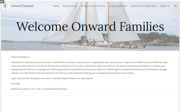 Onward parent portal