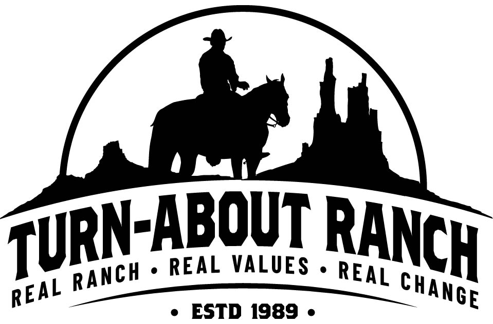 Turn-About Ranch logo, est in 1989