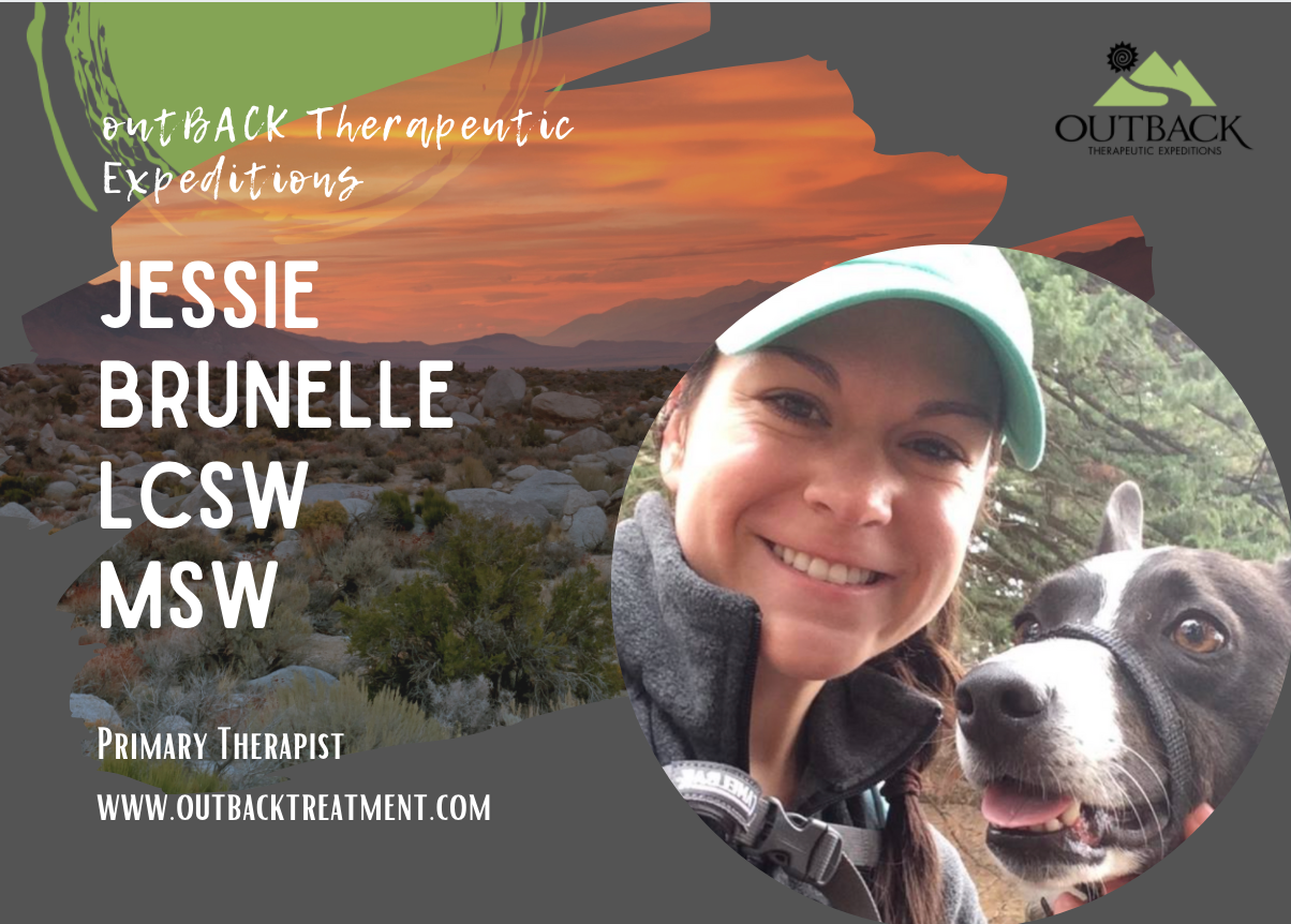 image of Jessie Brunelle, MSW, LCSW, primary therapist at outBACK Therapeutic Expediations