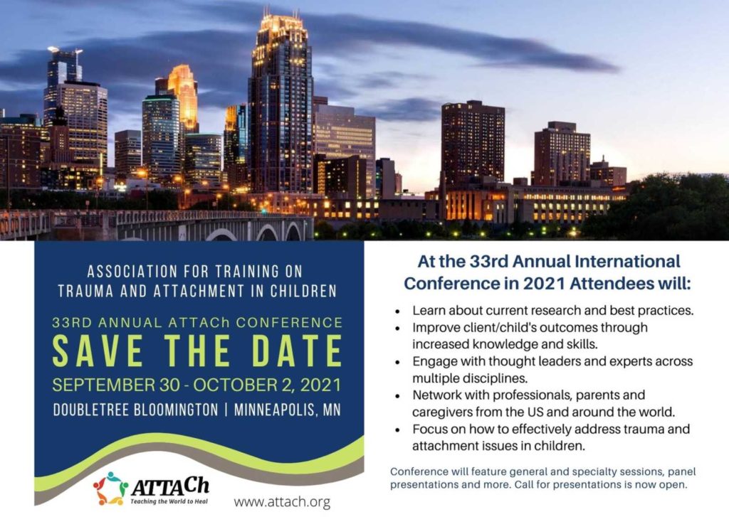 image of the flyer for the ATTACh Conference in September 2021 in Minn, MN
