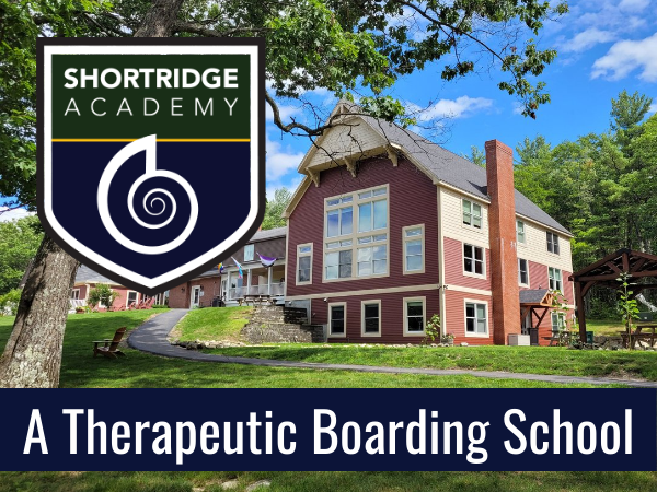 image of Shortridge Academy w/logo & words therapeutic boarding school