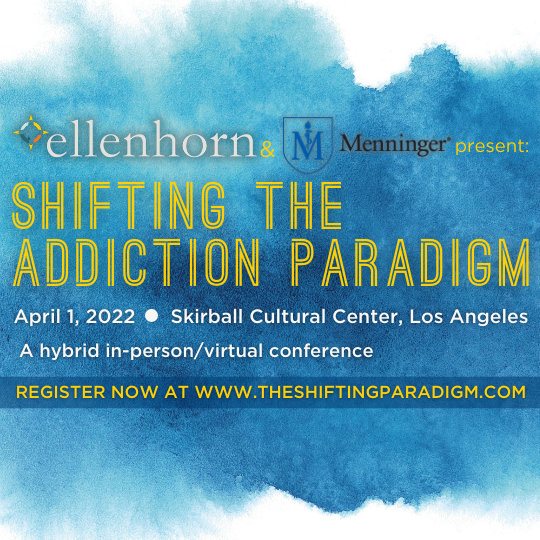 image, Shifting the Addition Paradigm | CEU event April 1, 2022 | Ellenhorn | Menninger