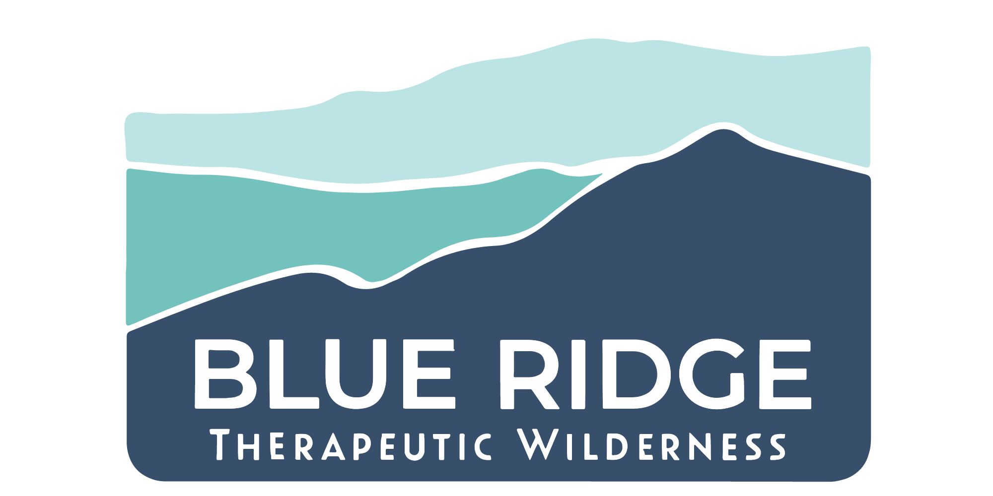 Blue Ridge Therapeutic Wilderness logo with the line helping families thrive.