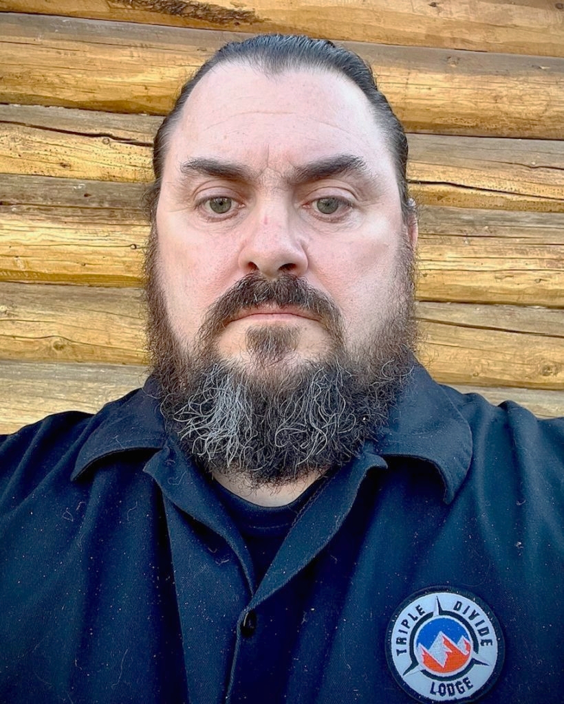 photograph of  Triple Divide Lodge's employee Jeff Brown