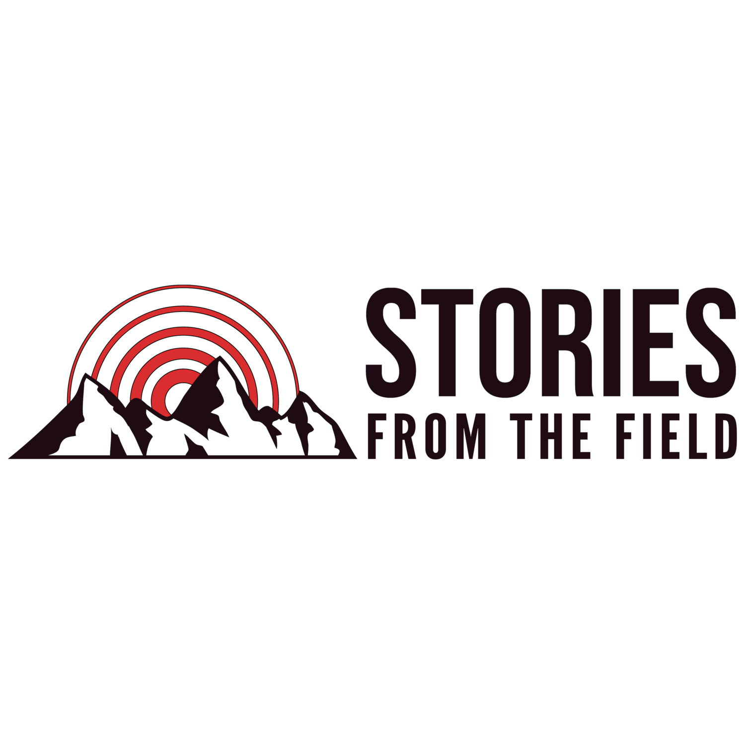 logo for podcast ' Stories from the Field'